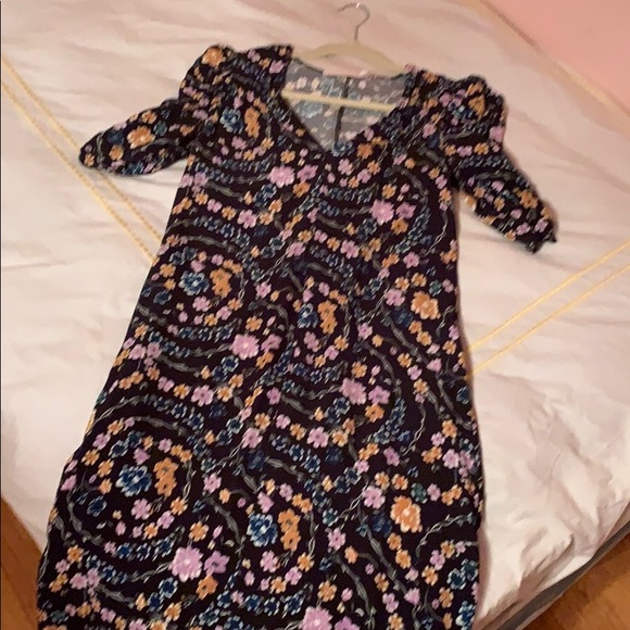 Fun flirty floral designer dress - Picture 4 of 5